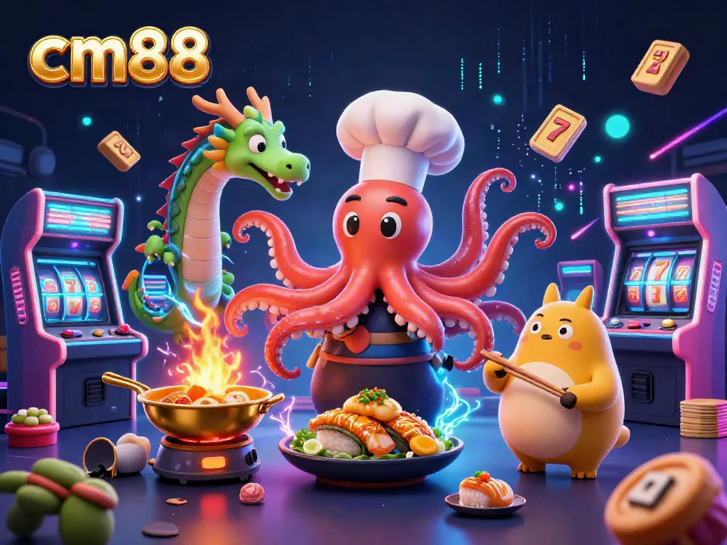 Experience thrilling gameplay at cm88 with exciting slot machines and characters in a vibrant casino setting.
